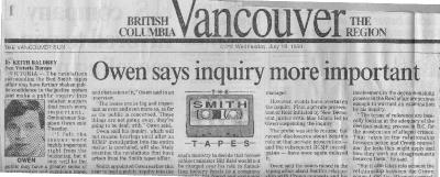 Owen says inquiry more important