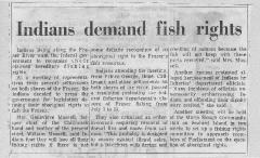 Indians demand fish