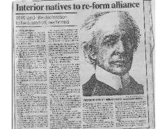 Interior natives to re-form alliance