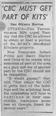 CBC Must Get Part of Kits'