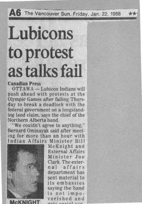 Lubicons to protest as talks fail