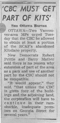 CBC Must Get Part of Kits'