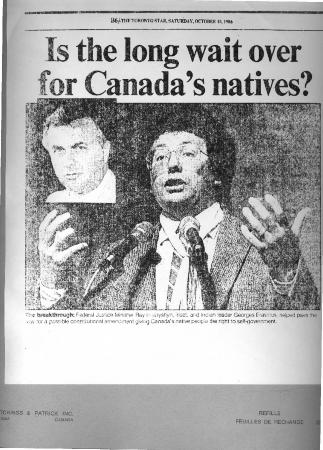Is the long wait over for Canada's natives?