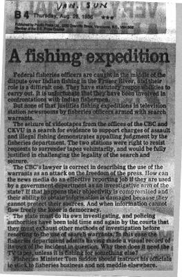 A fishing expedition