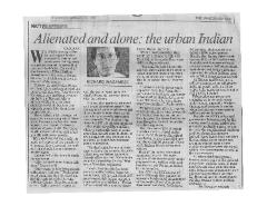Alienated and alone: the urban Indian
