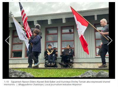 Remembrance Day observed at Squamish Nation's Totem Hall