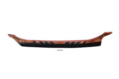 Carving, model canoe