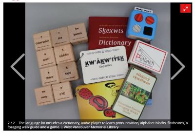 'More than just educational resources': Squamish Language brought to life in library kits
