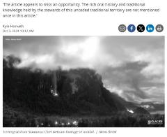 Squamish letter: Where is the Sḵwx̱wú7mesh voice in the rockfall story?