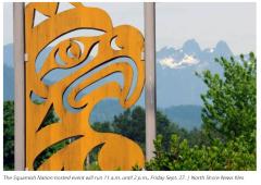 Squamish Nation hosts inaugural honourary event at Sen̓áḵw