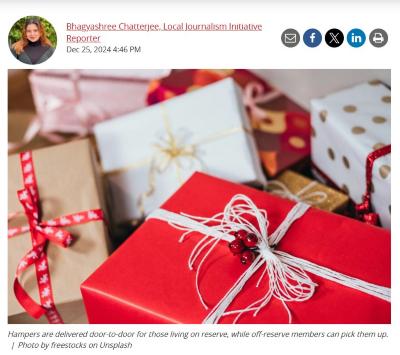 ICYMI: What’s inside the Squamish Nation’s Christmas hampers?